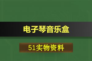 T016基于51单片机的16键电子琴音乐盒设计