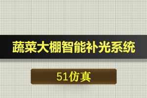 0618基于51单片机的蔬菜大棚智能补光系统-Proteus仿真